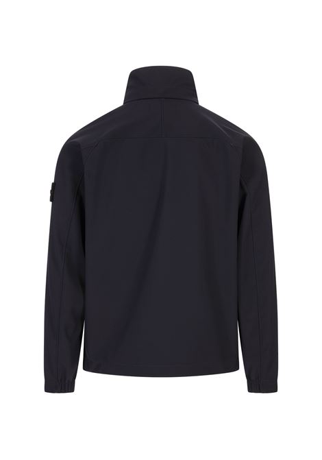 Giacca Blu In LIGHT SOFT SHELL-R_e.dye® TECHNOLOGY, RECYCLED POLYESTER STONE ISLAND | K1S154100010-S0A22V0020
